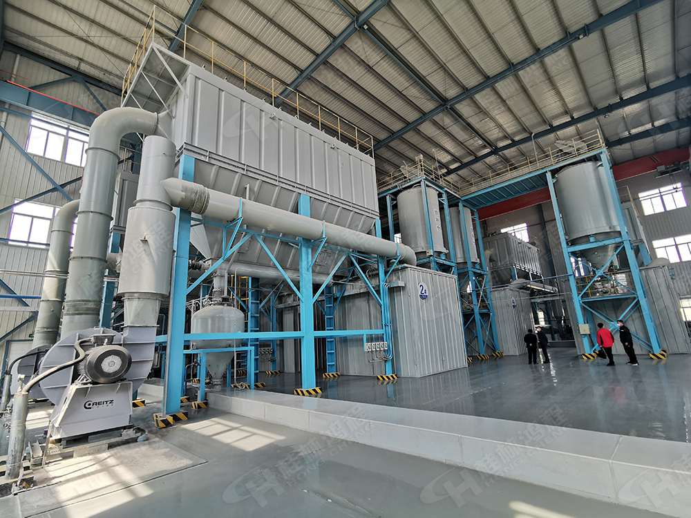 桂林鴻程5臺HCH超細環輥磨粉機助力兗礦集團（世界500強）生產清潔型煤！